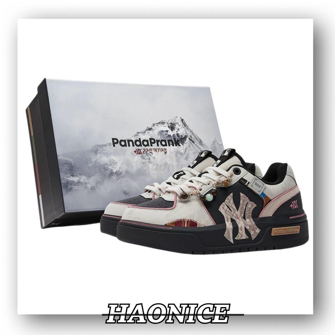 【HAO NICE 】熊貓惡作劇MLB 紐約洋基隊山赴藏地霞戶外休閒風 百搭低筒休閒鞋 設計感🈵️🈵