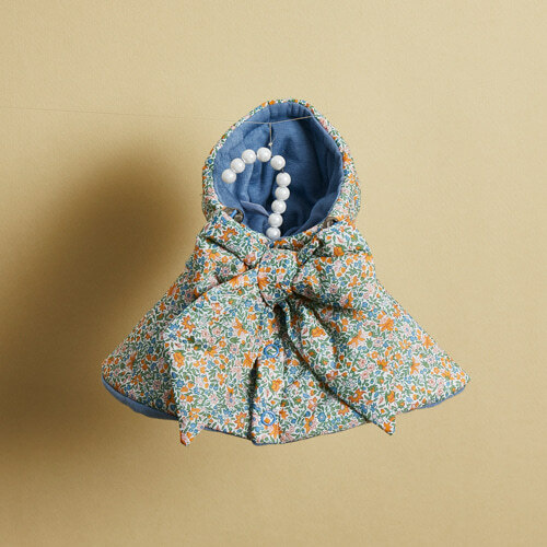 Louisdog Liberty經典碎花連帽披肩