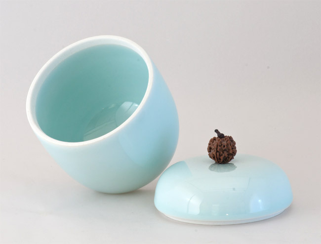 鹿港窯陶瓷｜轉念圓滿菩提罐｜影青釉&玉白釉｜禪意生活美學之選