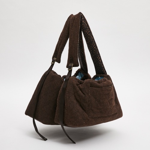 Louisdog 義大利羊毛巧克力摩卡袋鼠包