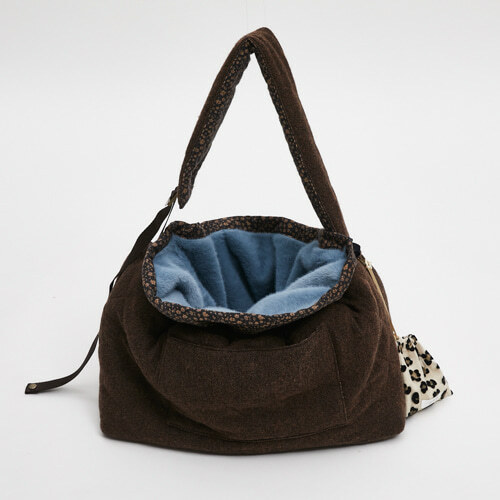 Louisdog 巧克力摩卡袋鼠包內襯