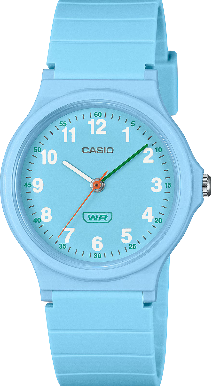 萬年鐘錶 - CASIO 卡西歐  藍色-極簡風範簡約指針錶 / 男錶 / 女錶 / 學生錶  LQ-24B-2B  錶徑31.5MM