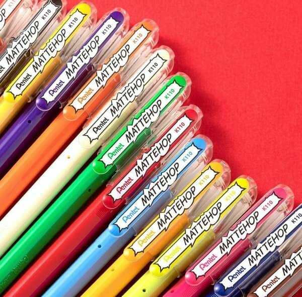 MATTEHOP 繽紛高彩筆 超高飽和度｜日本 PENTEL
