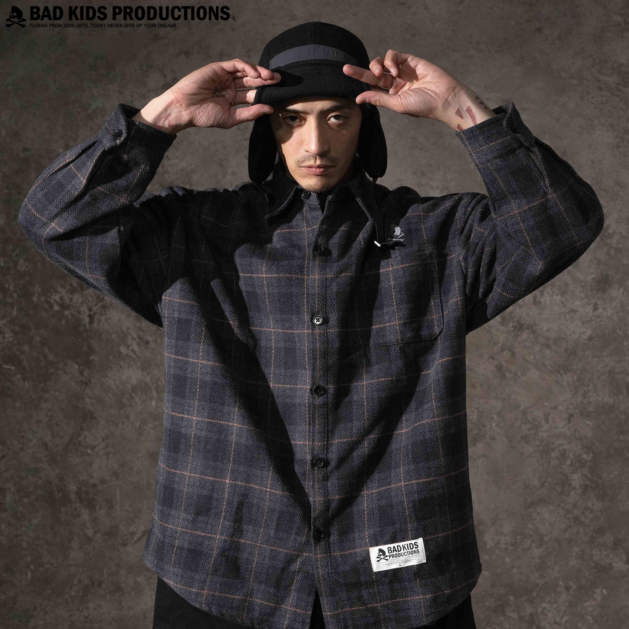 BAD KIDS 惡童 24A/W Flannel shirt (法蘭絨格紋襯衫)