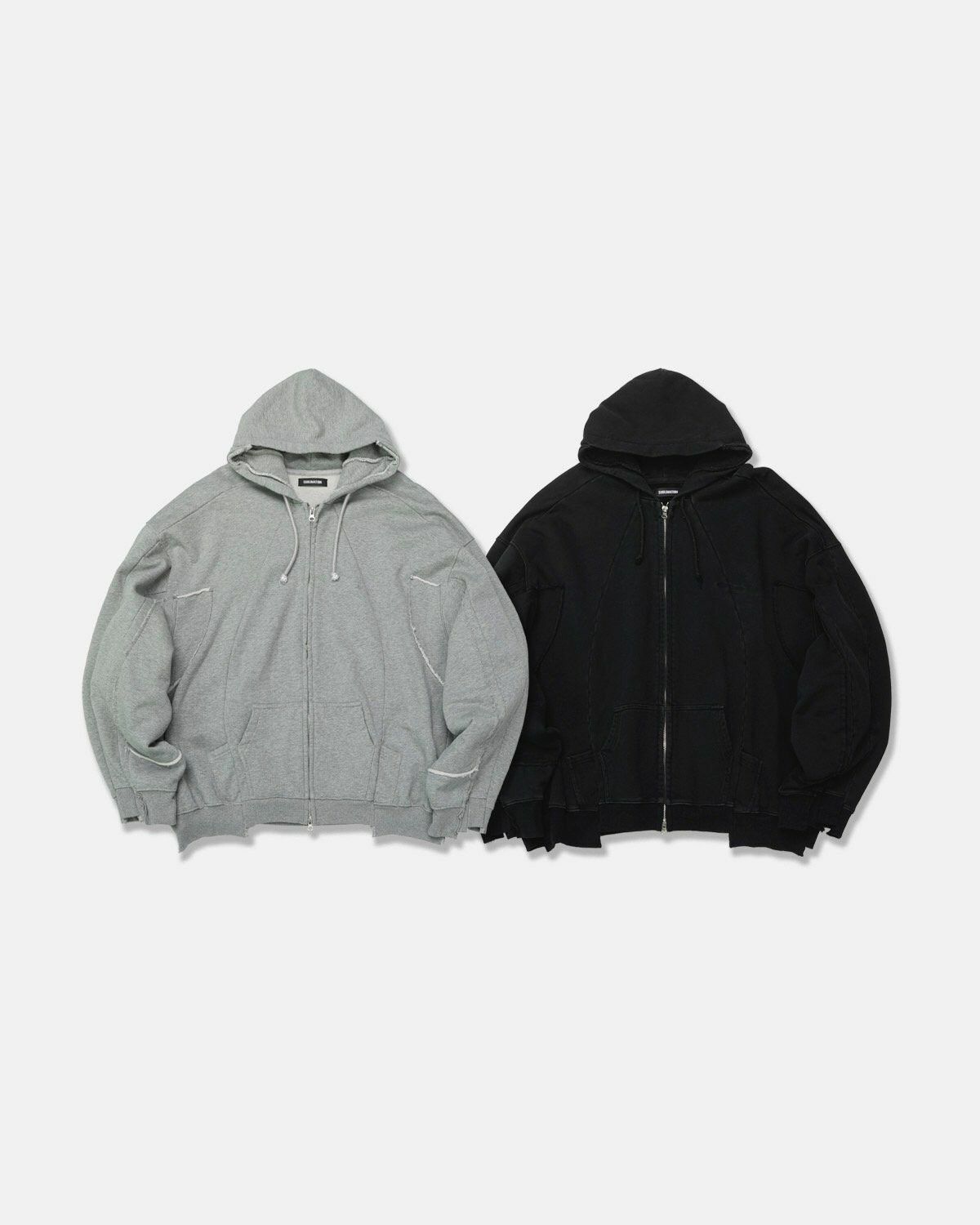 淨色連帽拉鍊外套 SUB-016JK