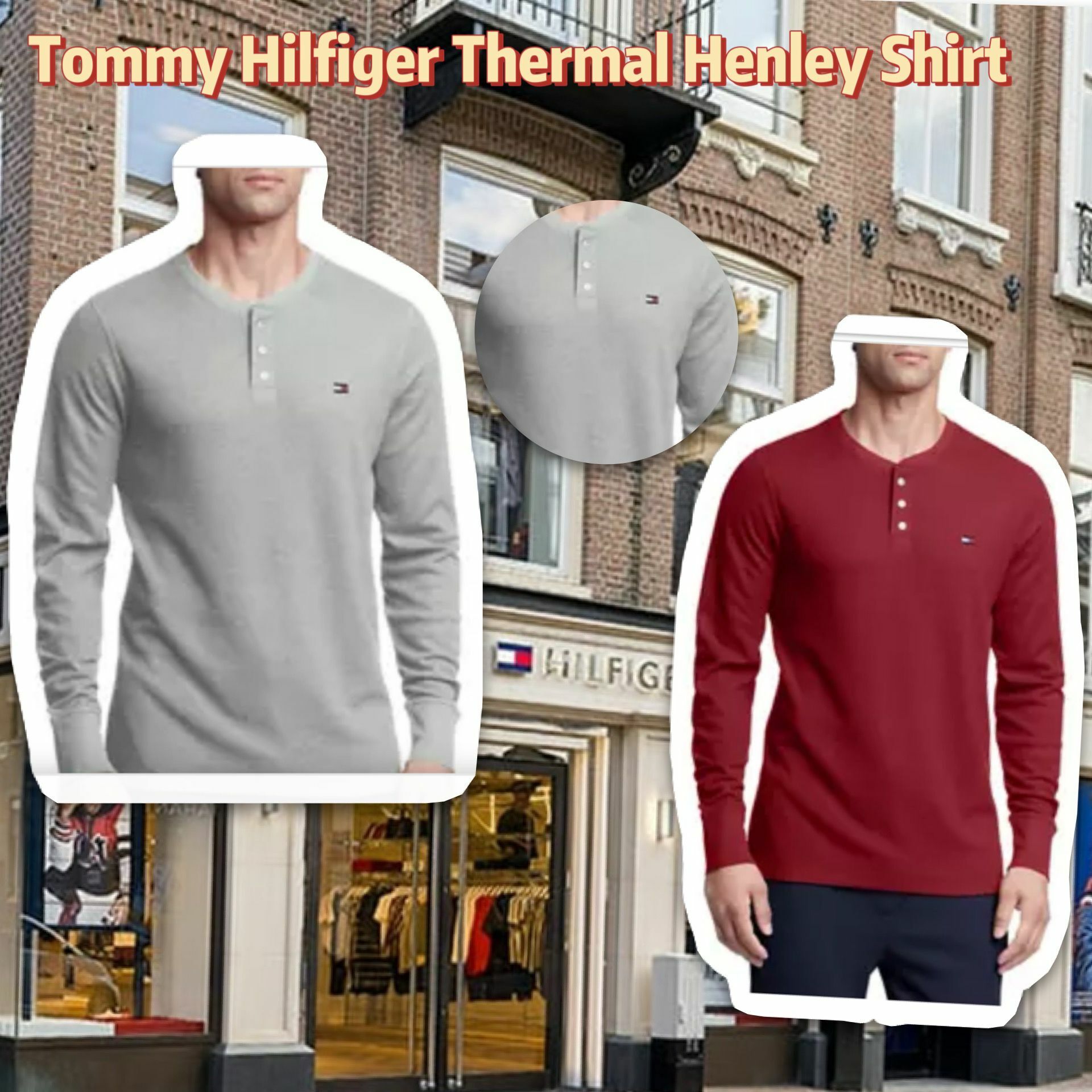 【預購】Tommy Hilfiger Thermal G122012 男装长袖tee