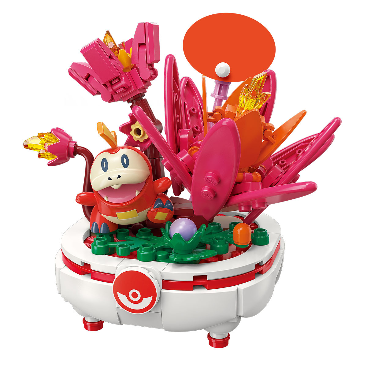 呆火鱷盆栽造型積木