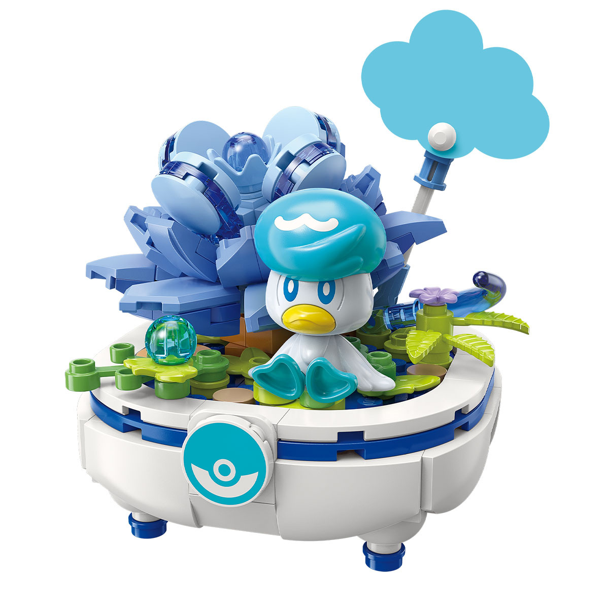 潤水鴨盆栽造型積木