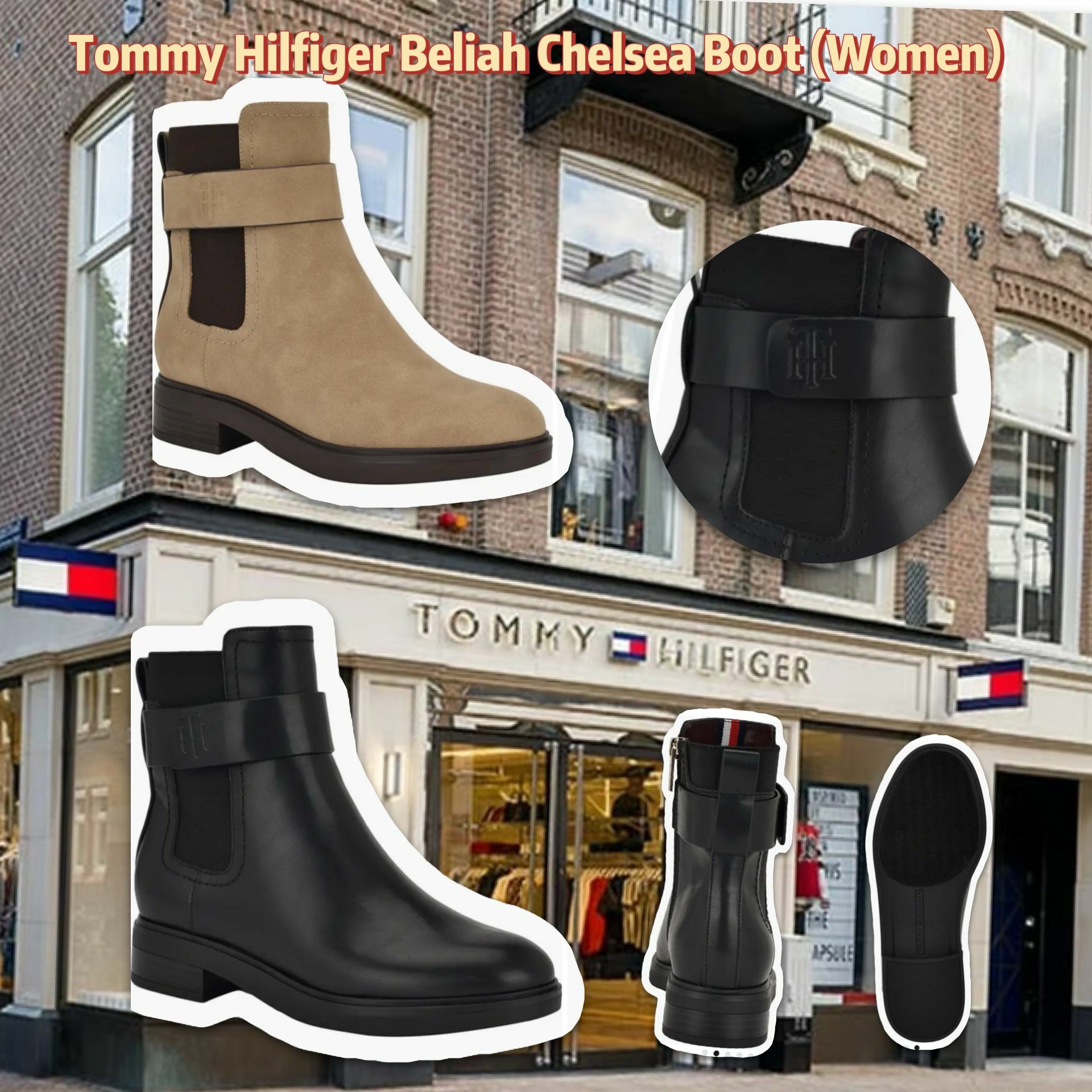 【預購】Tommy Hilfiger Beliah G122021 女装短靴