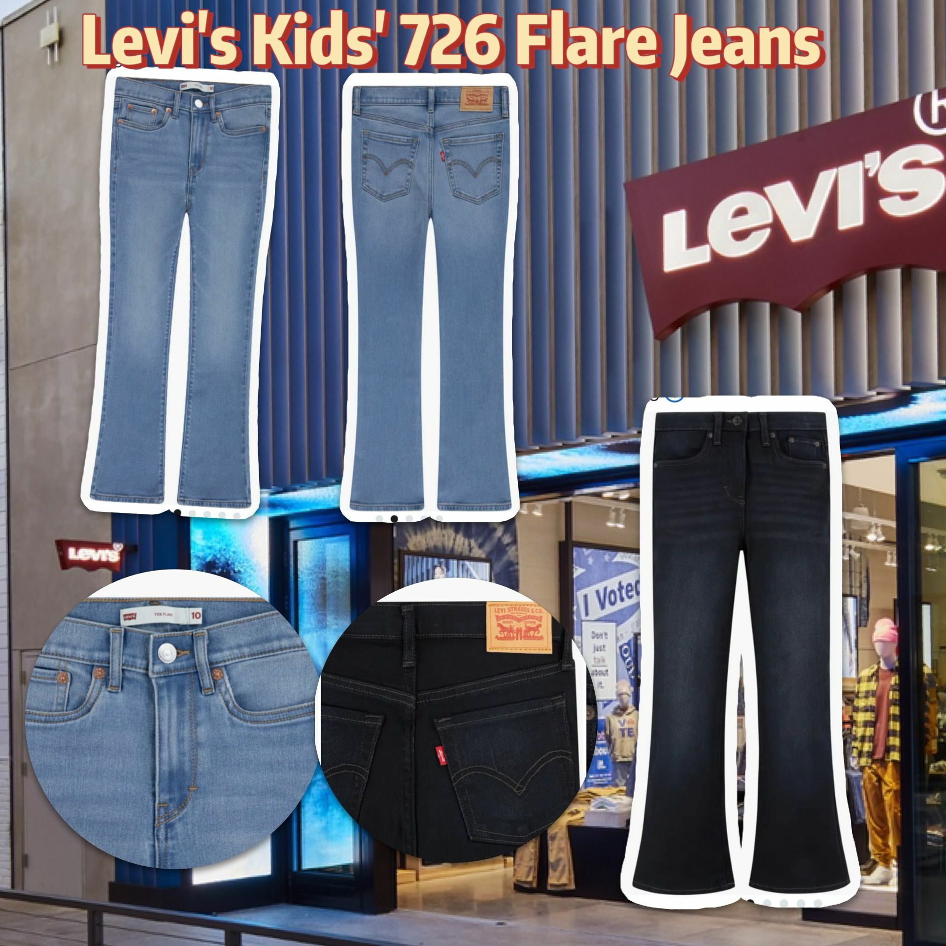【預購】LEVIS G122025 女童裤