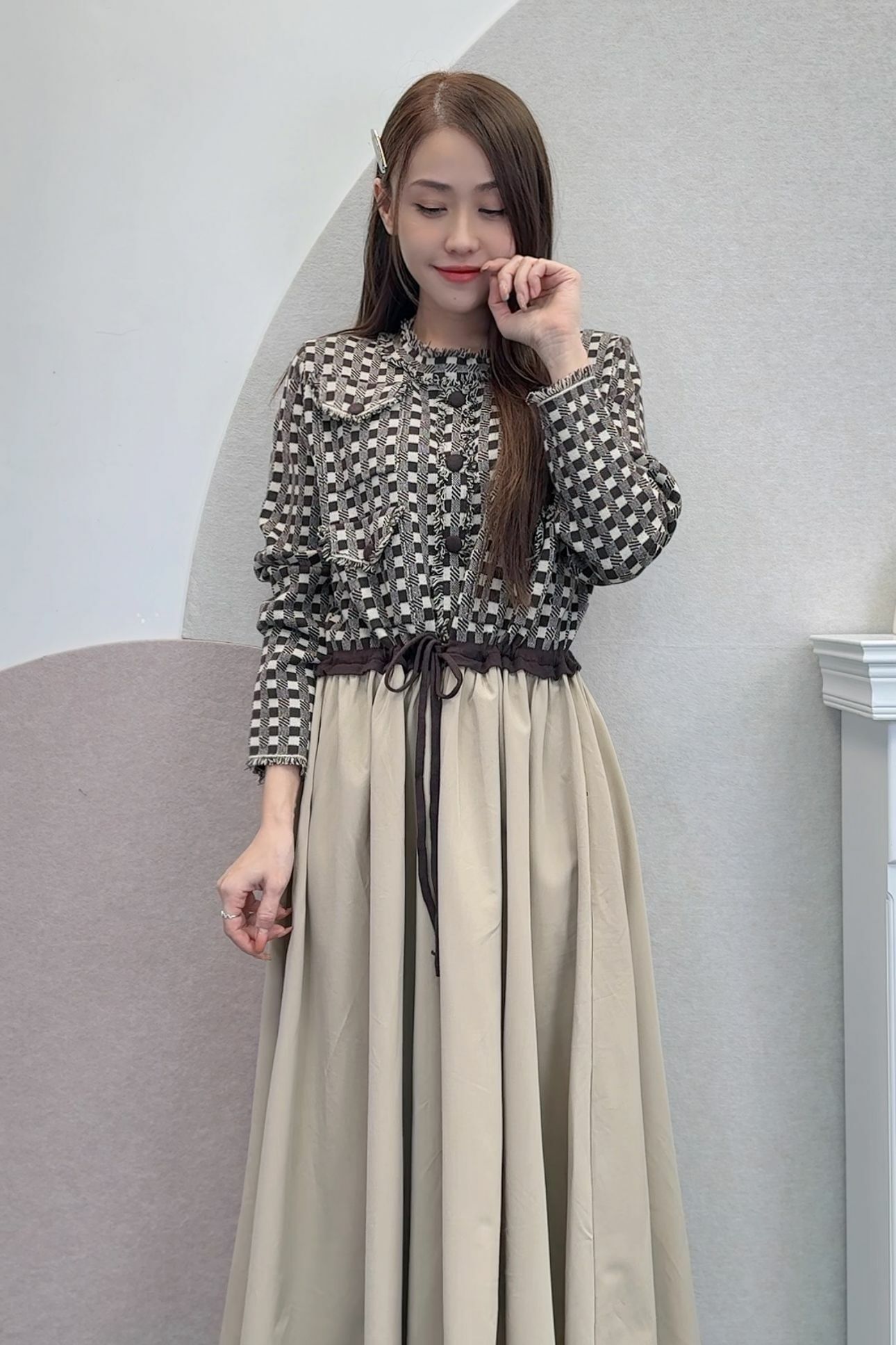 OP#6734🤍布藝小香連身裙