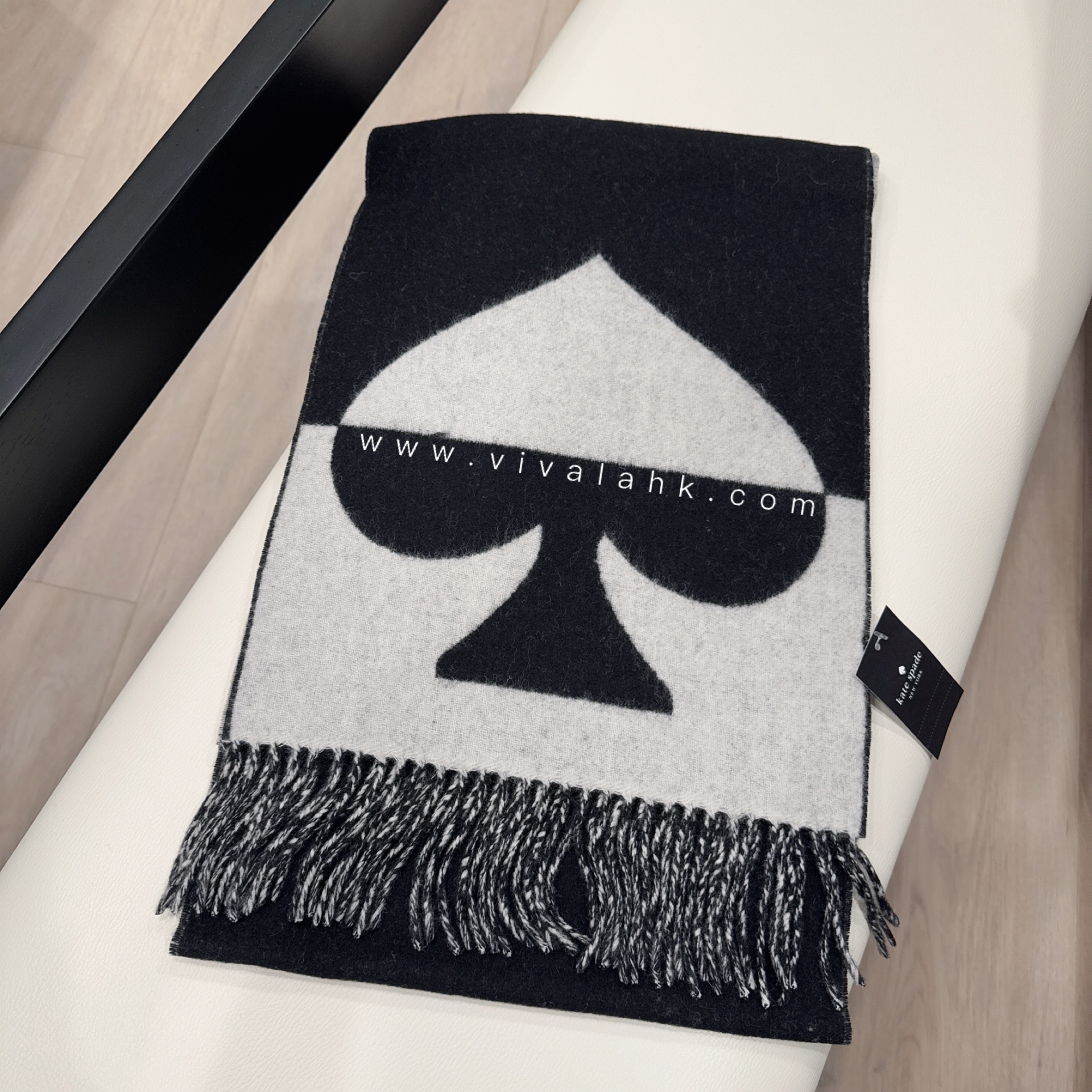 Kate Spade - 羊毛+羊絨 特大頸巾 (KS1004216)