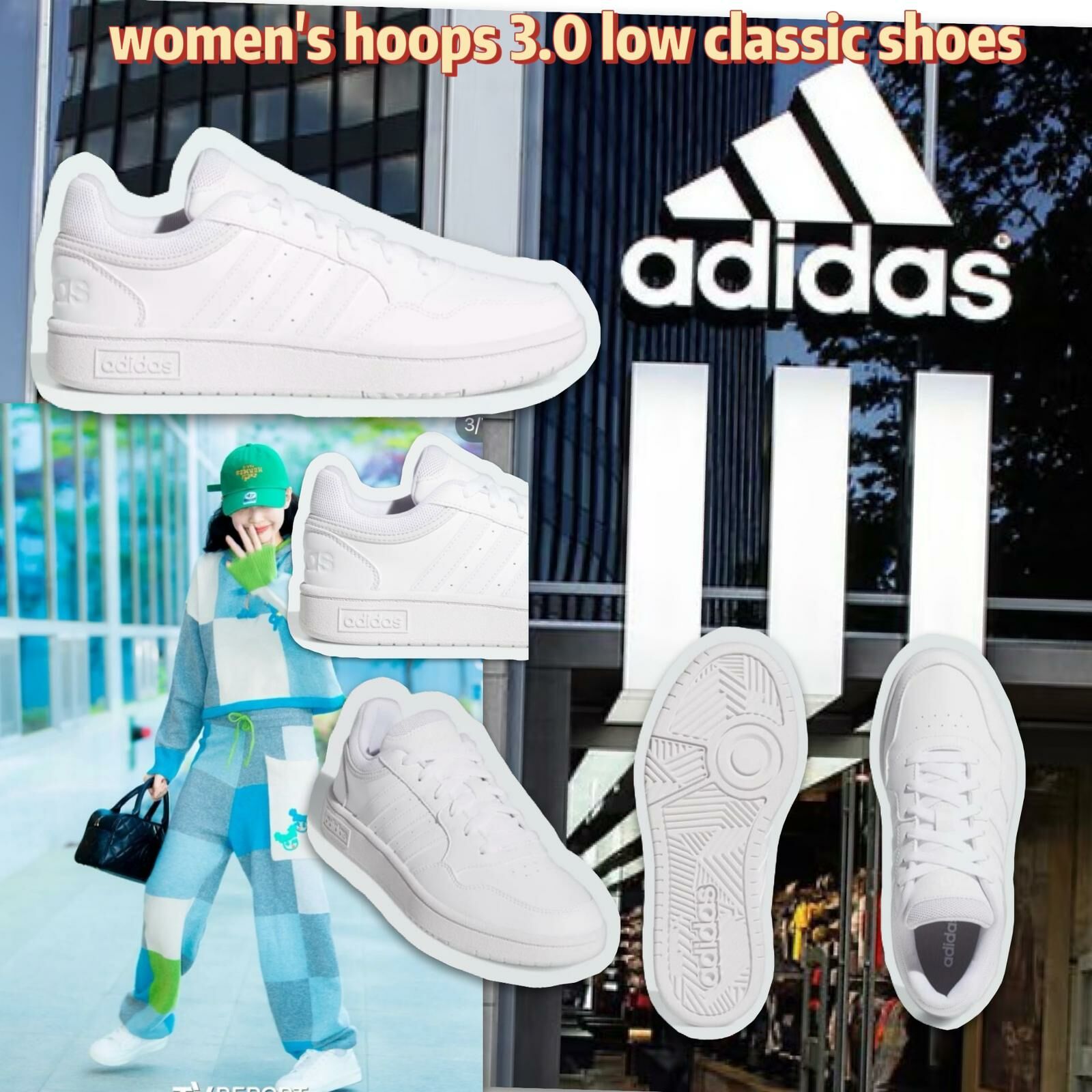 【預購】Adidas hoops 3.0 G122036 女装運動鞋