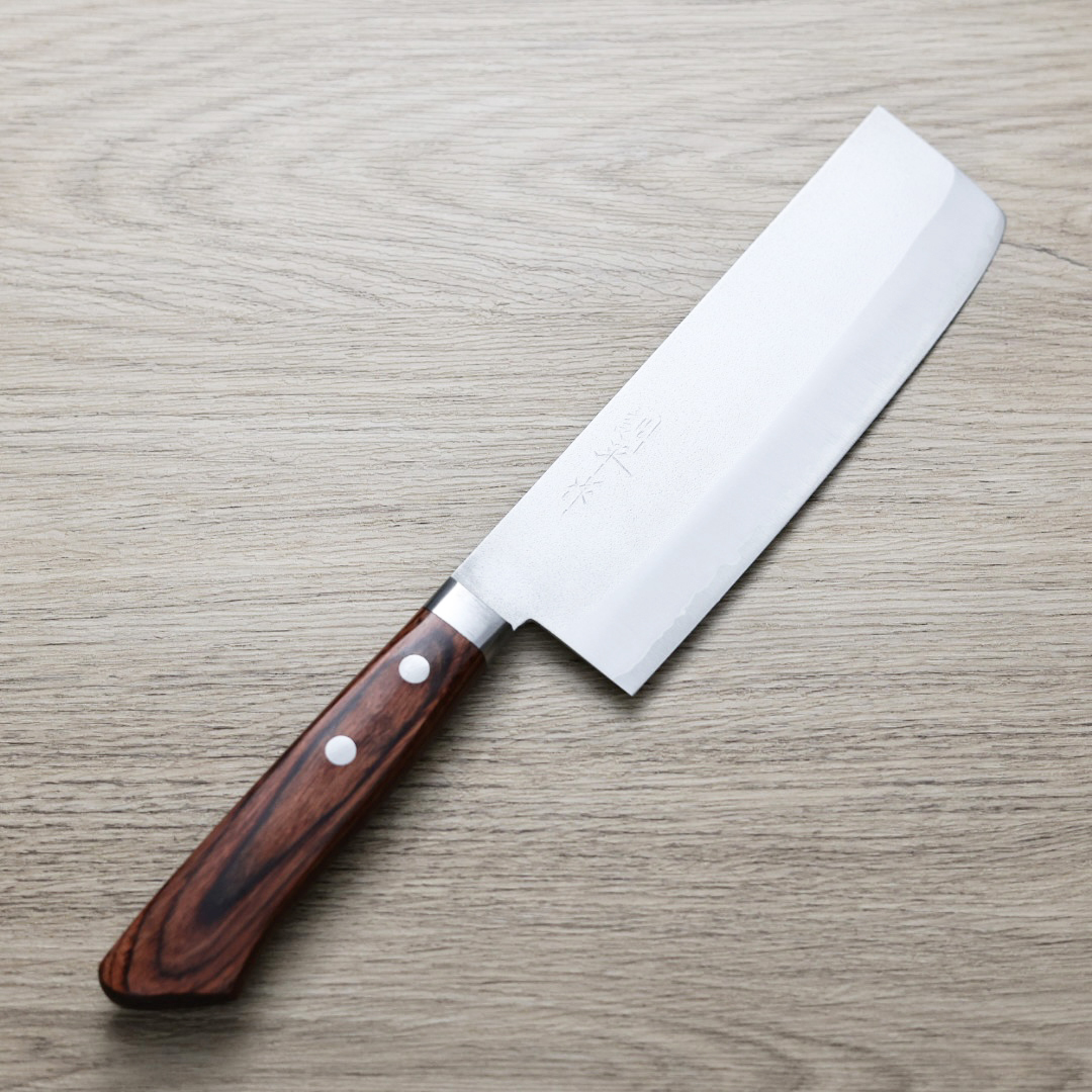 增谷訓生 菜切 165mm VG1鋼 梨地
