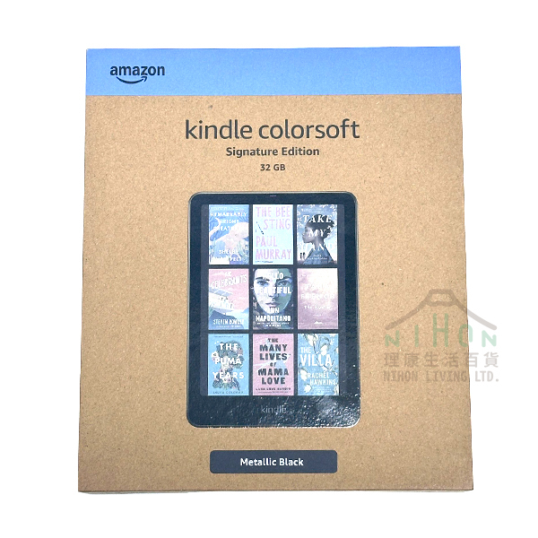 亞馬遜 - 【金屬黑】Kindle Colorsoft Wi-Fi電子書閱讀器 (32GB無廣告版)