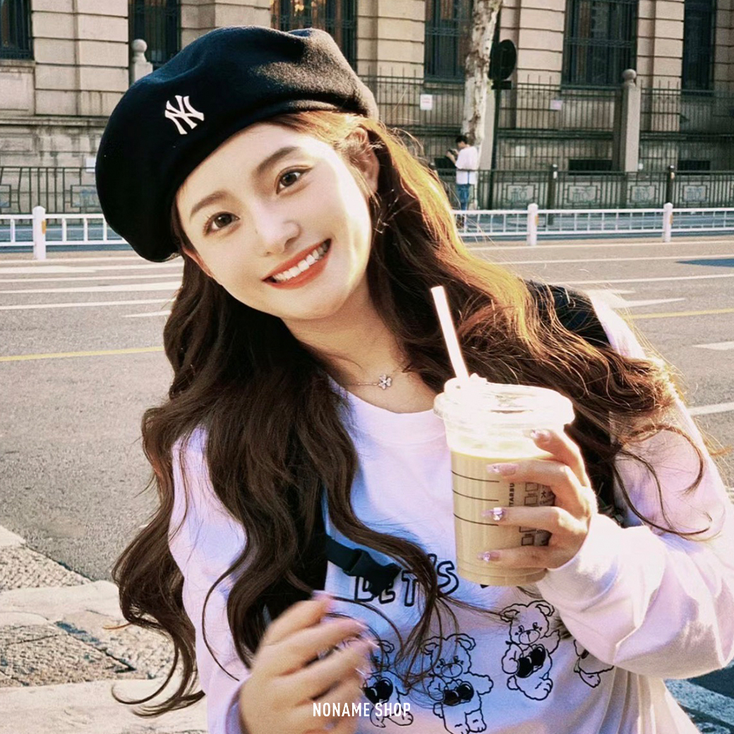 MLB 基本款 經典 刺繡 LOGO 羊毛 貝雷帽