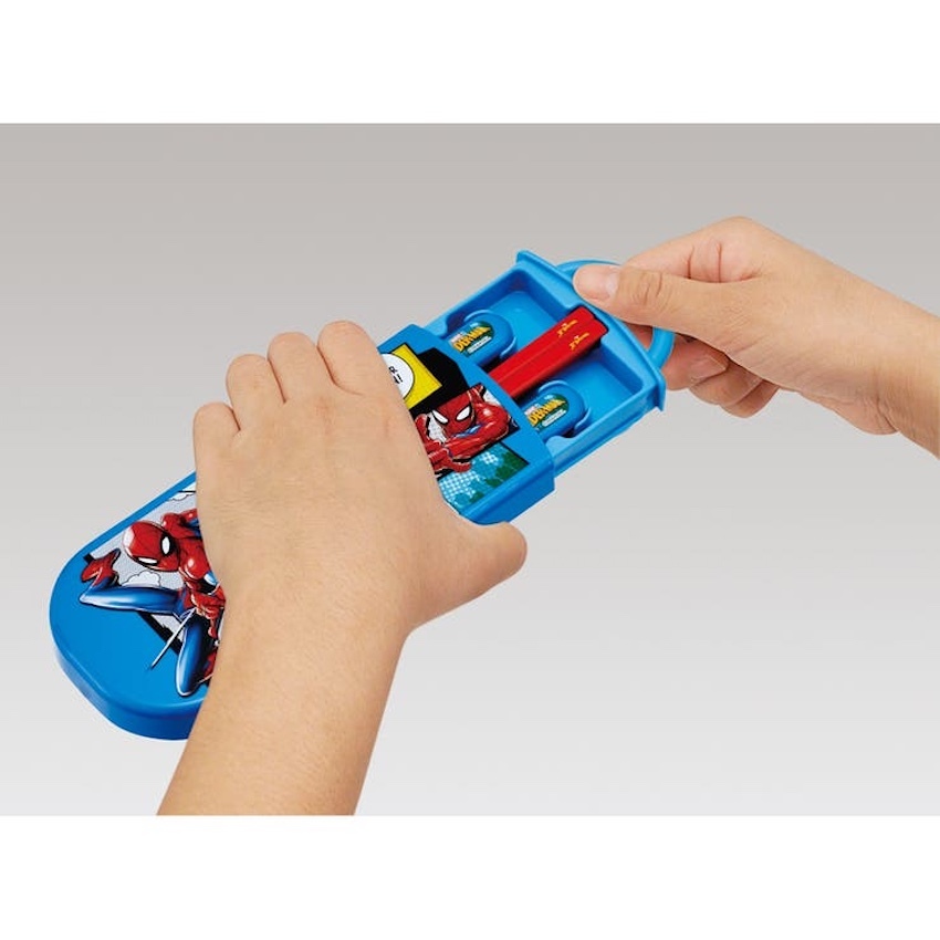 日本製 Skater 銀離子餐具套裝 - SpiderMan