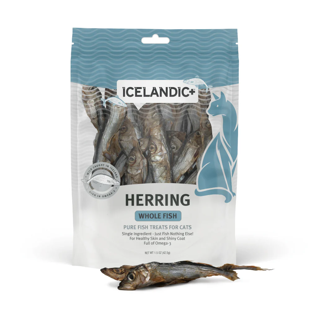 【ICELANDIC+ 】原肉鯡魚乾43g(犬貓零食）