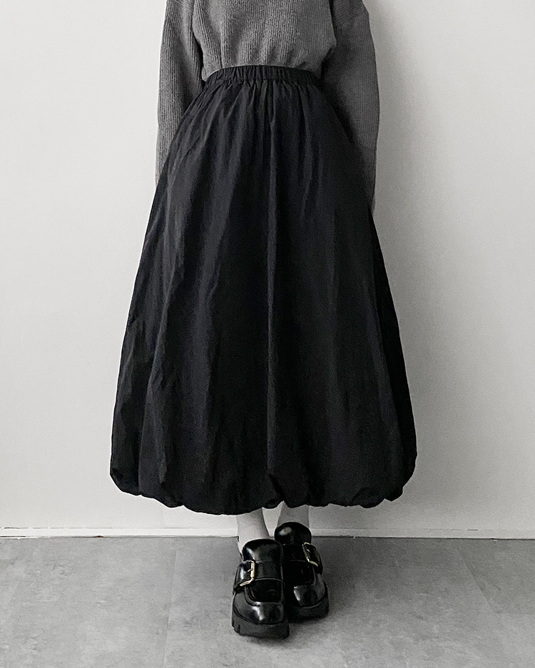 MFS-2641 夾棉泡泡長裙