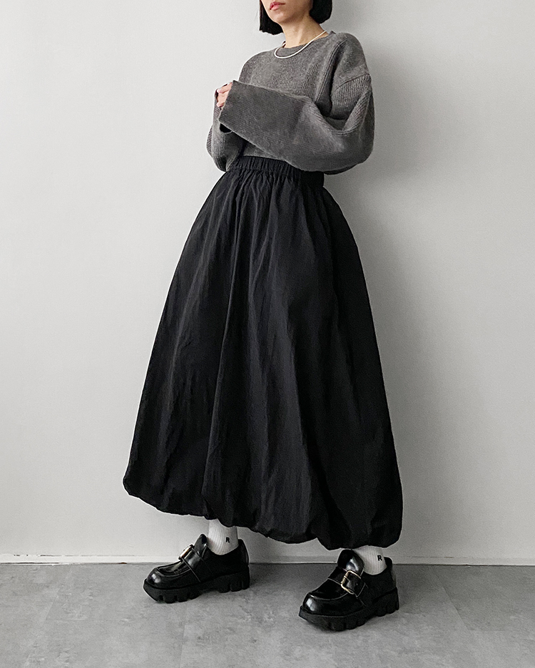 MFS-2641 夾棉泡泡長裙