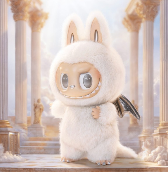 POP MART LABUBU大天使搪膠公仔官方正品