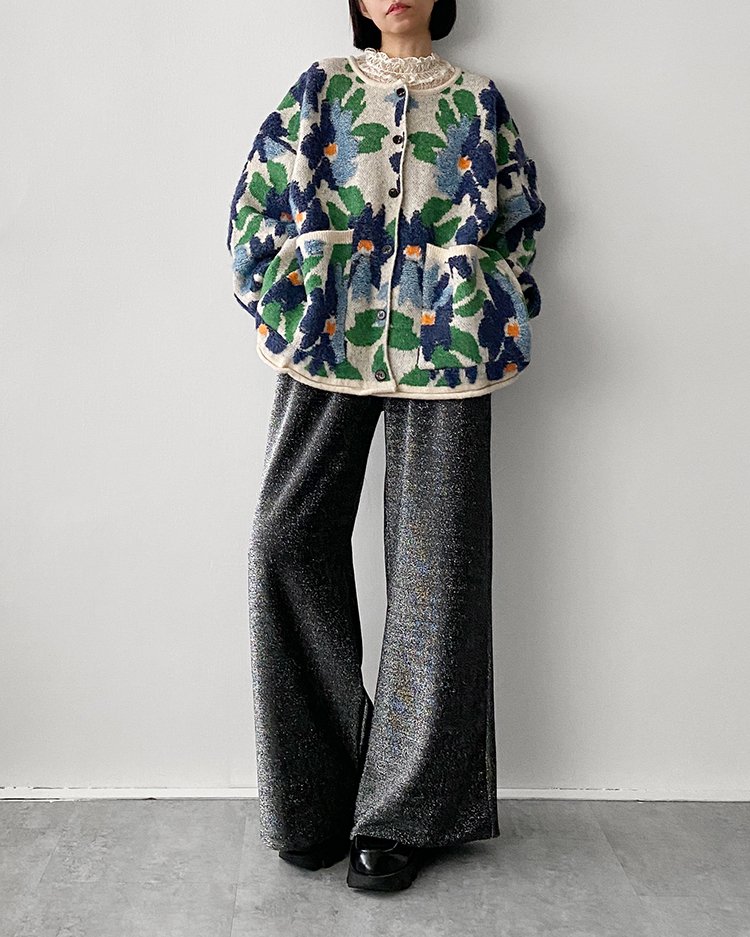 MFO-2640 大花羊毛針織