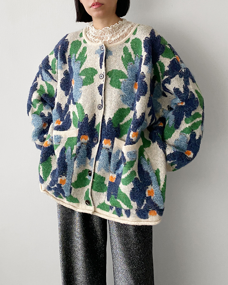 MFO-2640 大花羊毛針織