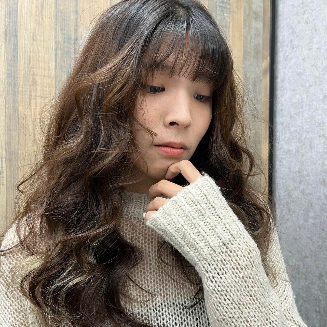 Mina慵懶燙髮作品