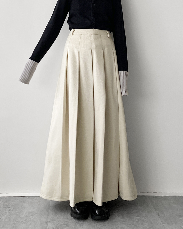 MFS-2648 羊毛百褶長裙