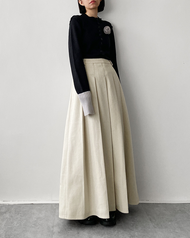 MFS-2648 羊毛百褶長裙