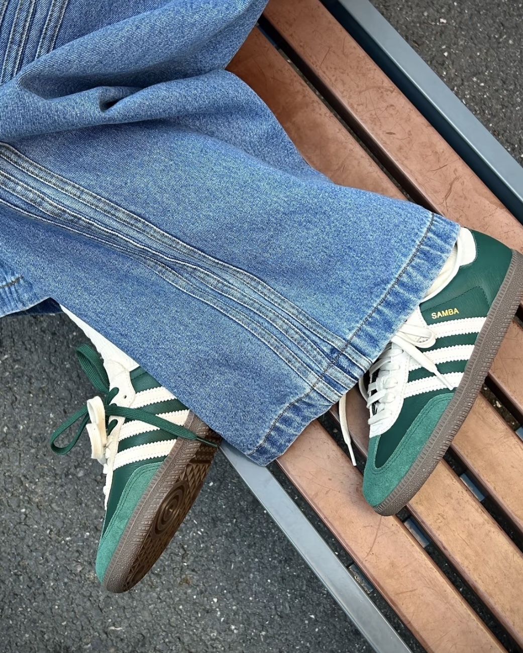 <國外限定🎄>Adidas OG Samba 奶油聖誕綠