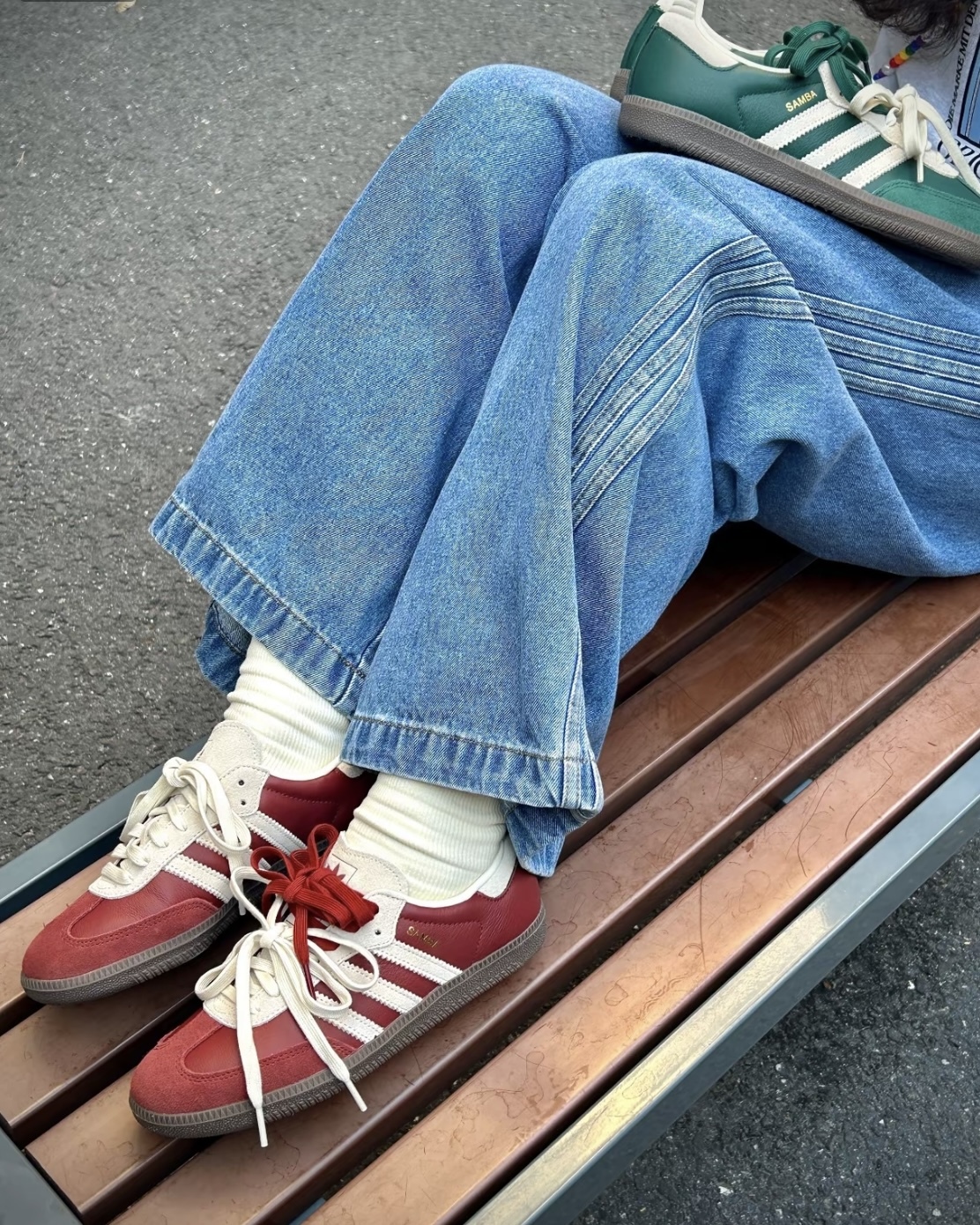 <國外限定🎄>Adidas OG Samba 奶油聖誕紅