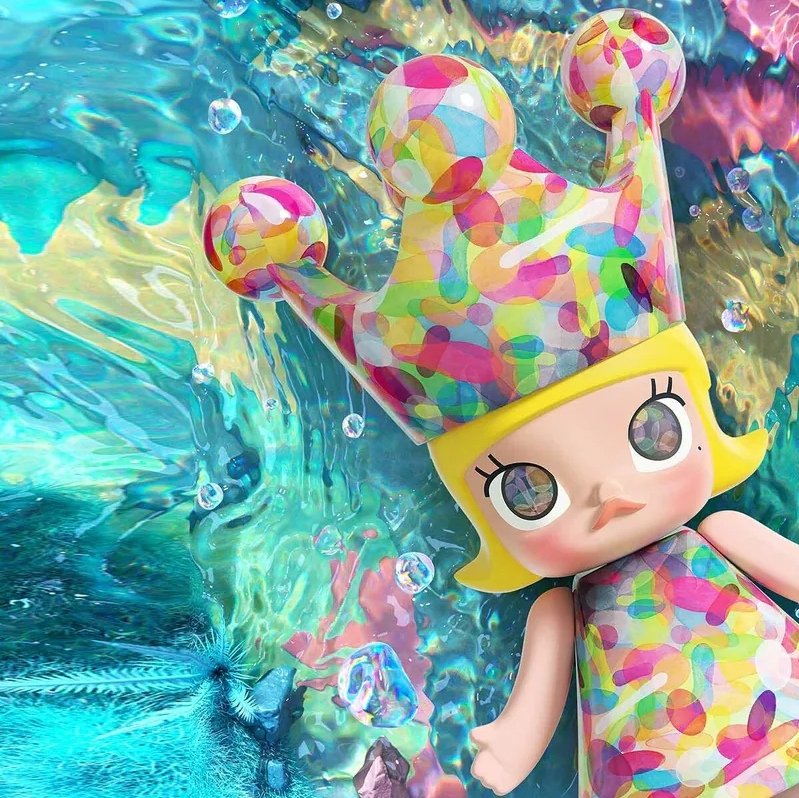 POPMART 泡泡瑪特 Molly 氣泡公主 400% 公仔