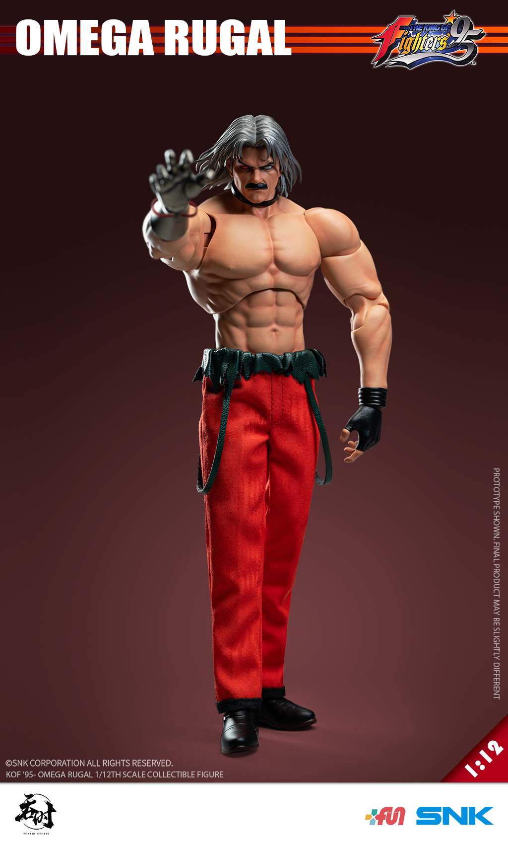 (預訂) TUNSHI STUDIO TS-016 SNK - KOF95 OMEGA RUGAL 1/12 figure