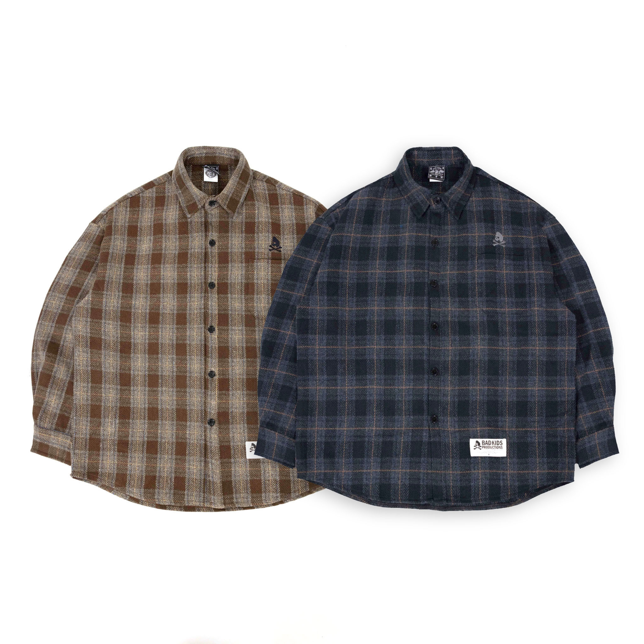 BAD KIDS 惡童 24A/W Flannel shirt (法蘭絨格紋襯衫)