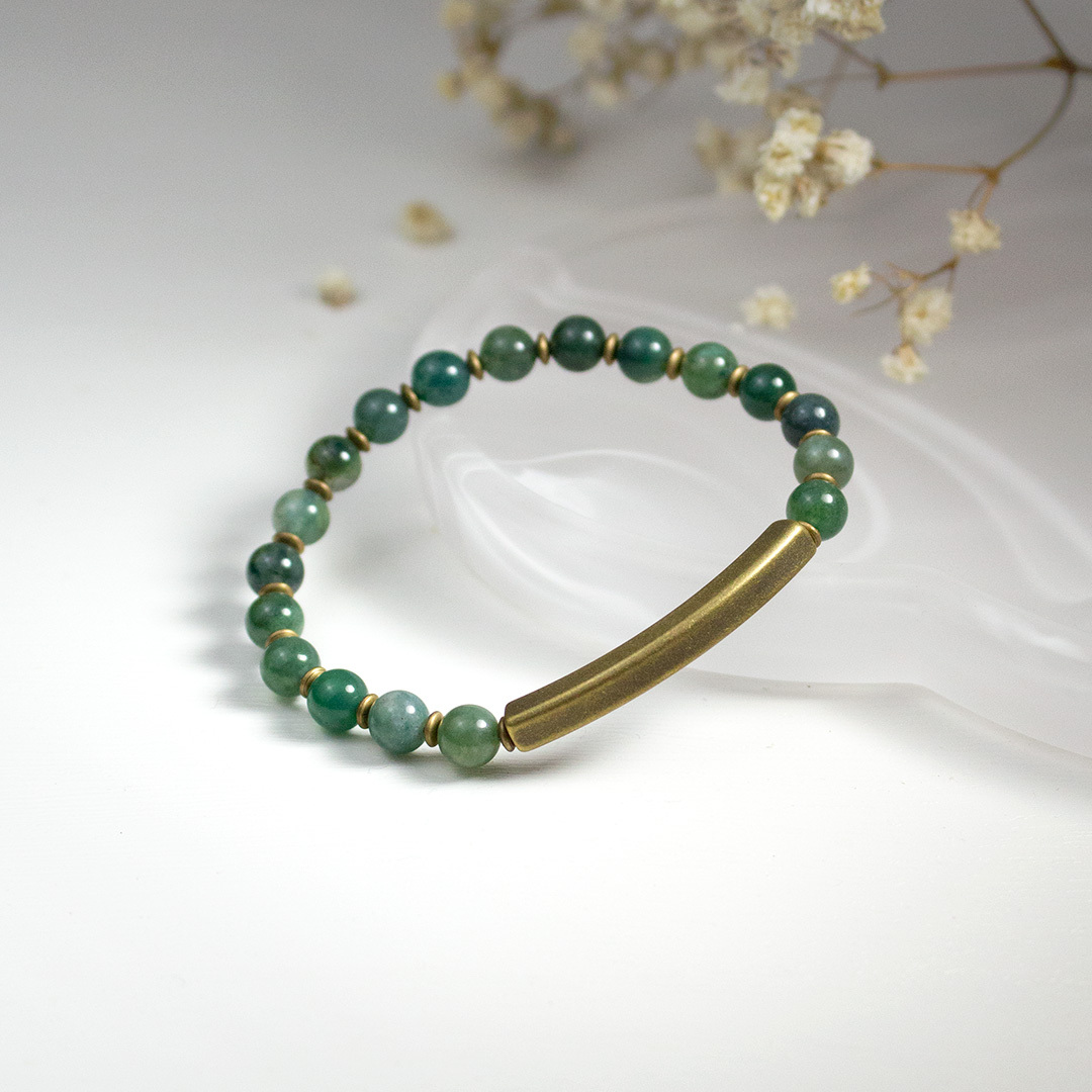 水草瑪瑙手環【單圈】