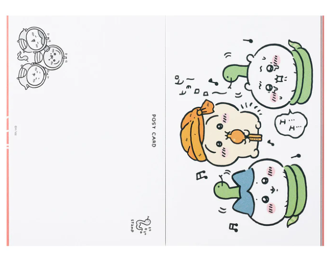 Chiikawa 2025 蛇年 Postcard book (10 types in total)