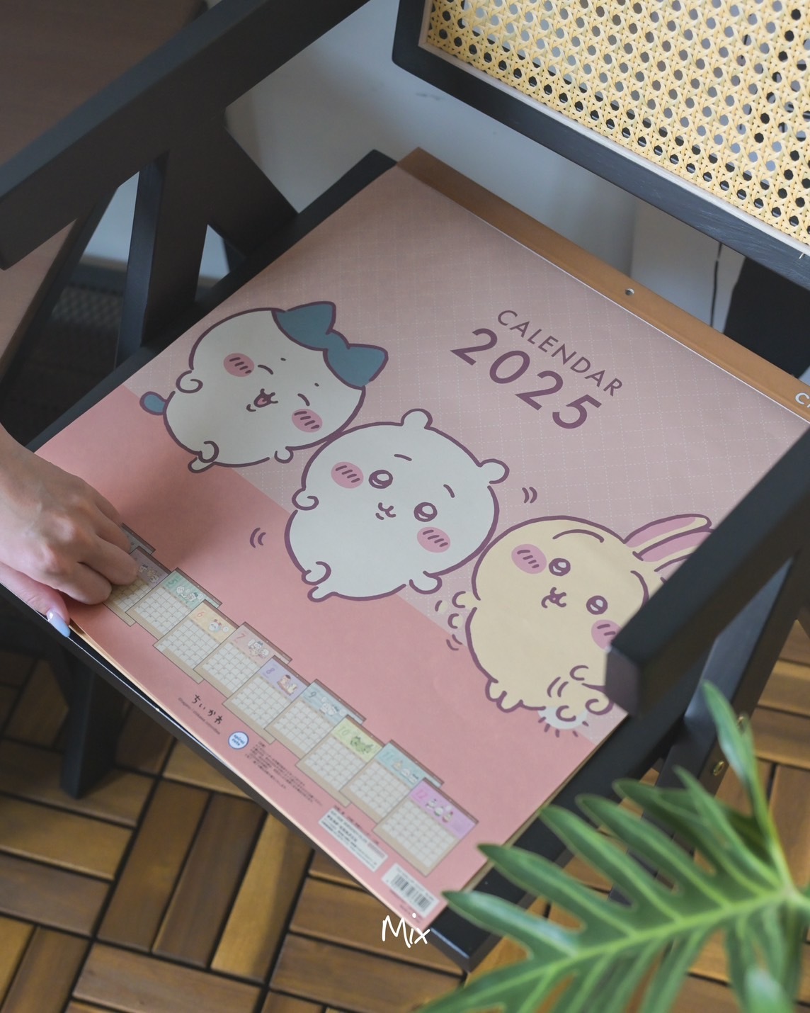 iSNEAKERS｜日本 Chiikawa 吉伊卡哇 2025 壁掛 月曆