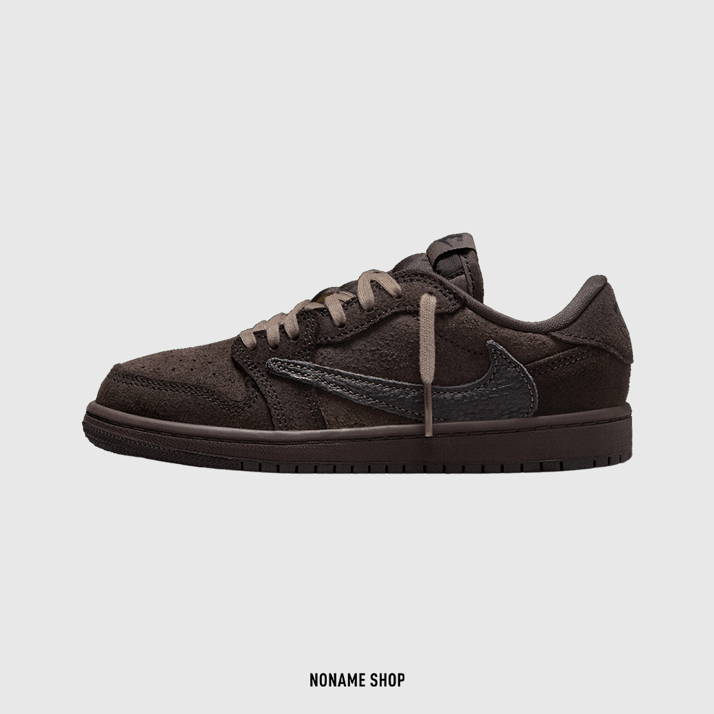 NIKE X TRAVIS SCOTT AIR JORDAN 1 LOW OG "VELVET BROWN" 絲絨 摩卡 黑棕 倒勾 (男款)