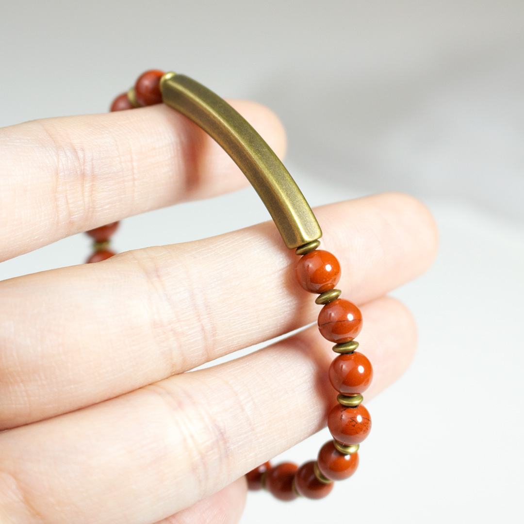 紅碧石手鍊【單圈】