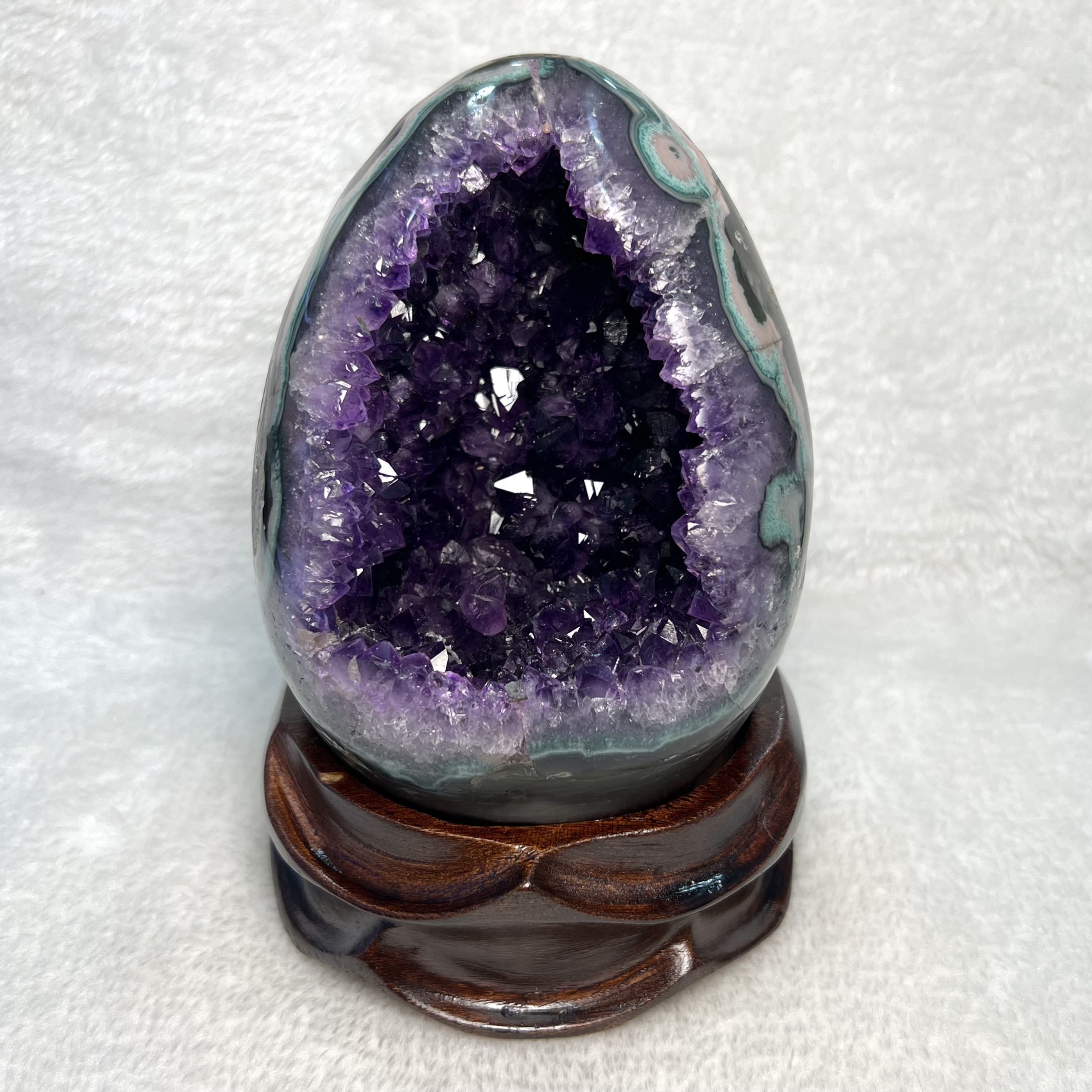 紫晶恐龍蛋 #H639