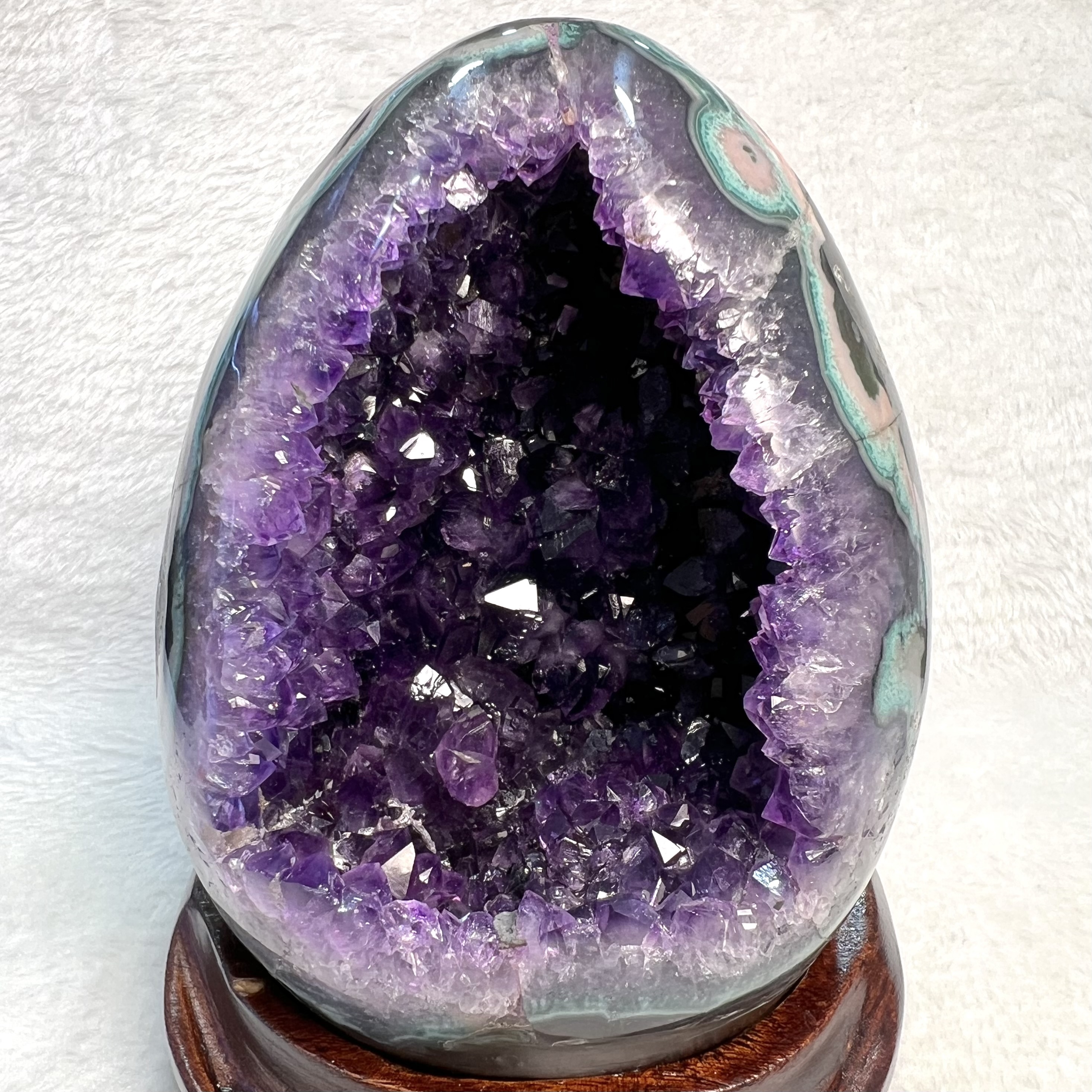 紫晶恐龍蛋 #H639