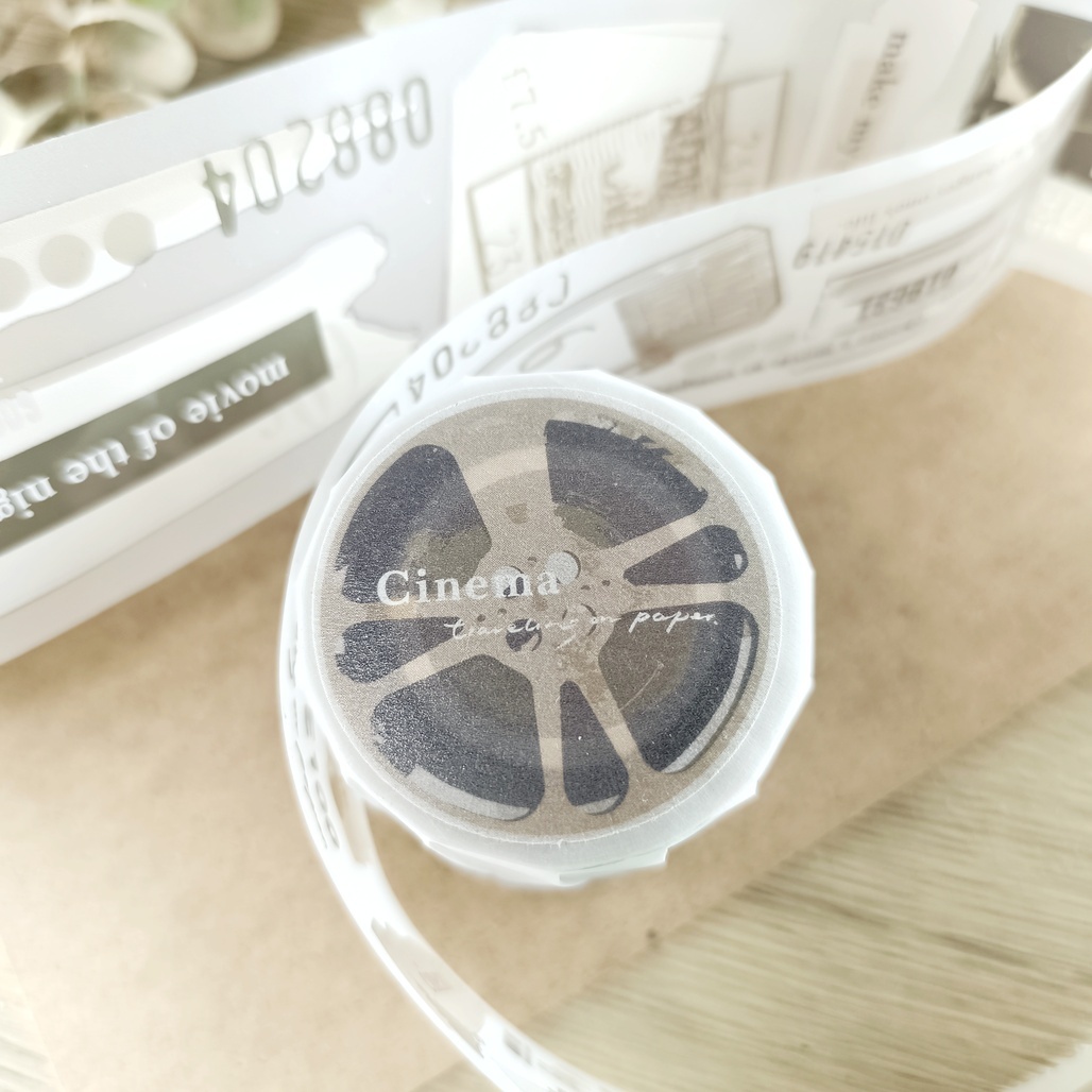 紙上旅行 TOP Studio．Cinema 5cm霧面PET膠帶 <整捲/分裝>