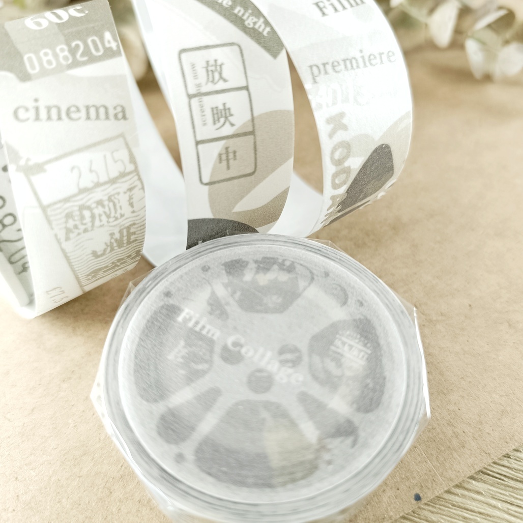 紙上旅行 TOP Studio．Film Collage 2cm和紙膠帶 <整捲/分裝>