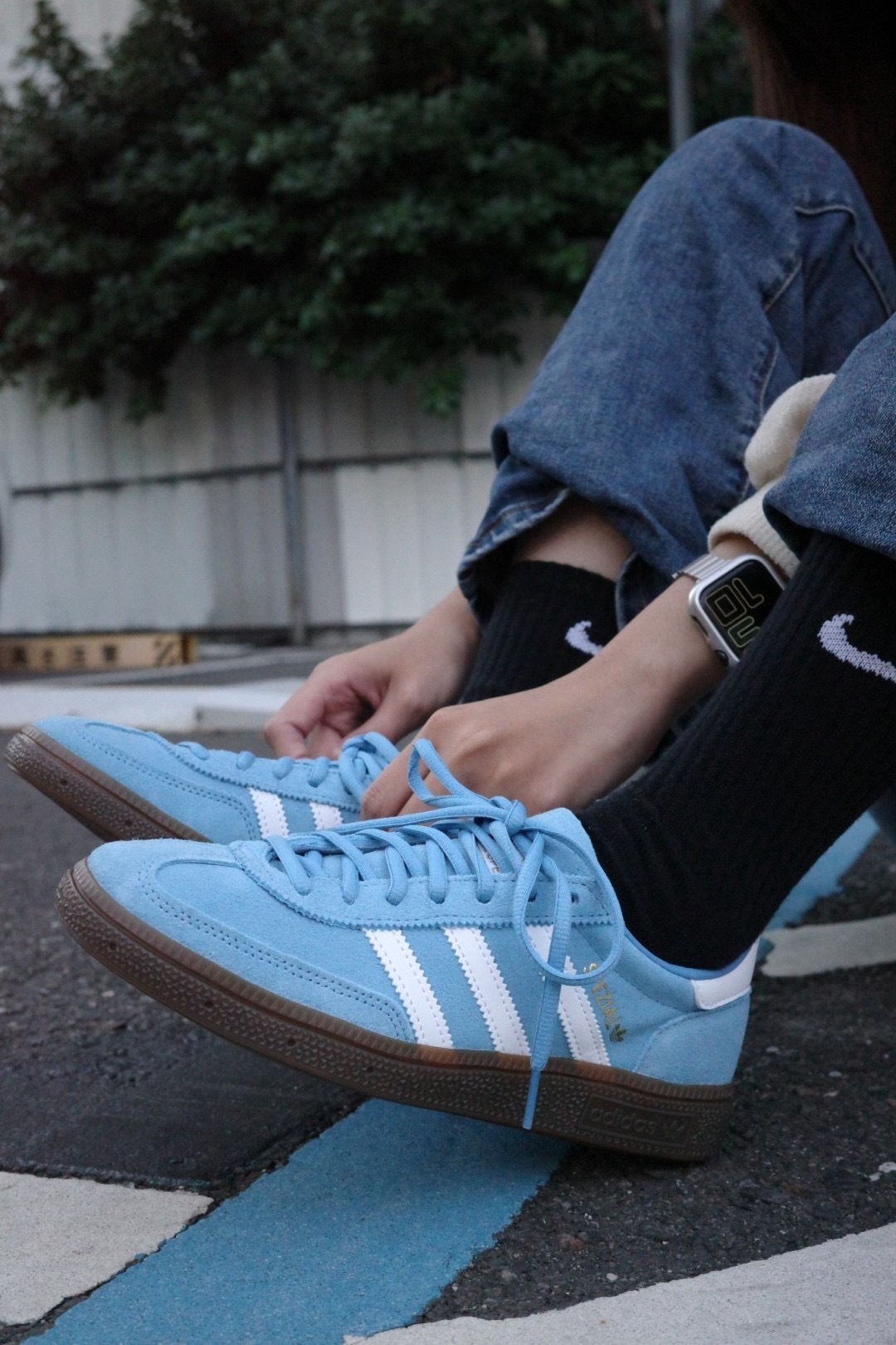 ADIDAS HANDBALL SPEZIAL  天空藍 焦糖  金標 復古 休閒鞋 限量女鞋 現貨 ( BD7632 )