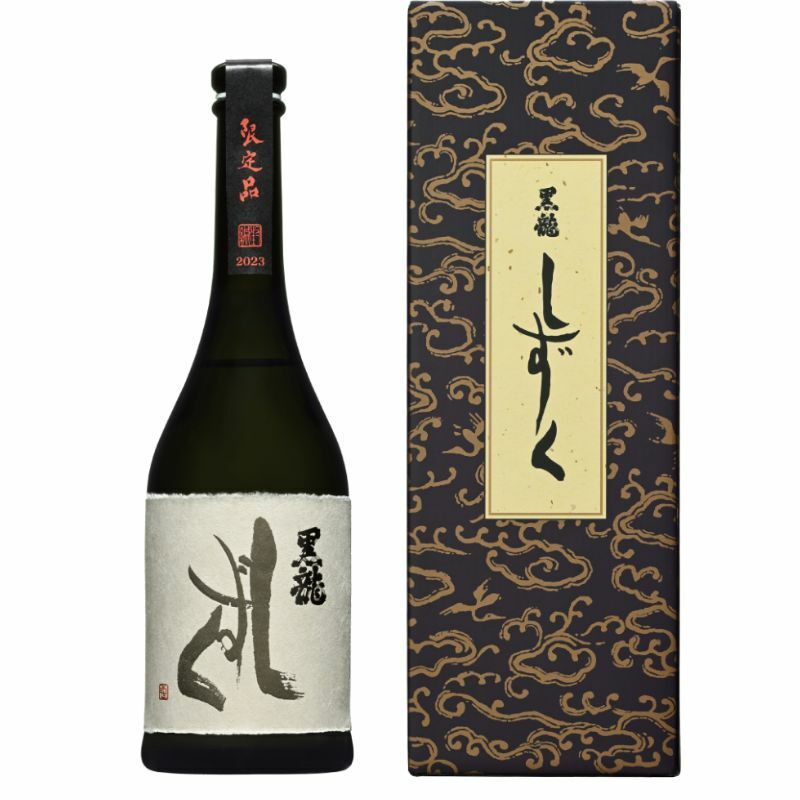 黑龍 しずく 雫 大吟釀 720ml
