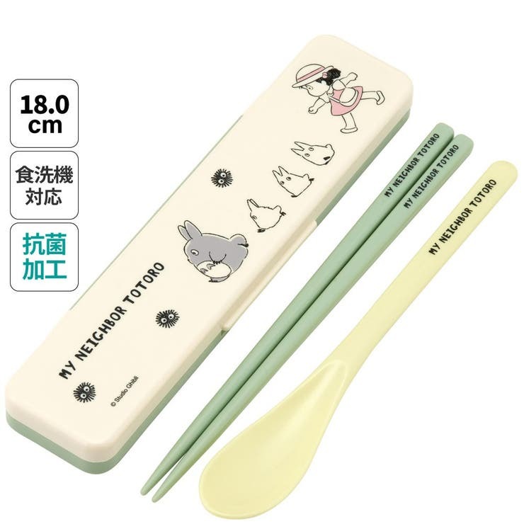 日本 SKATER 環保餐具 筷子+湯匙 兩件組 龍貓