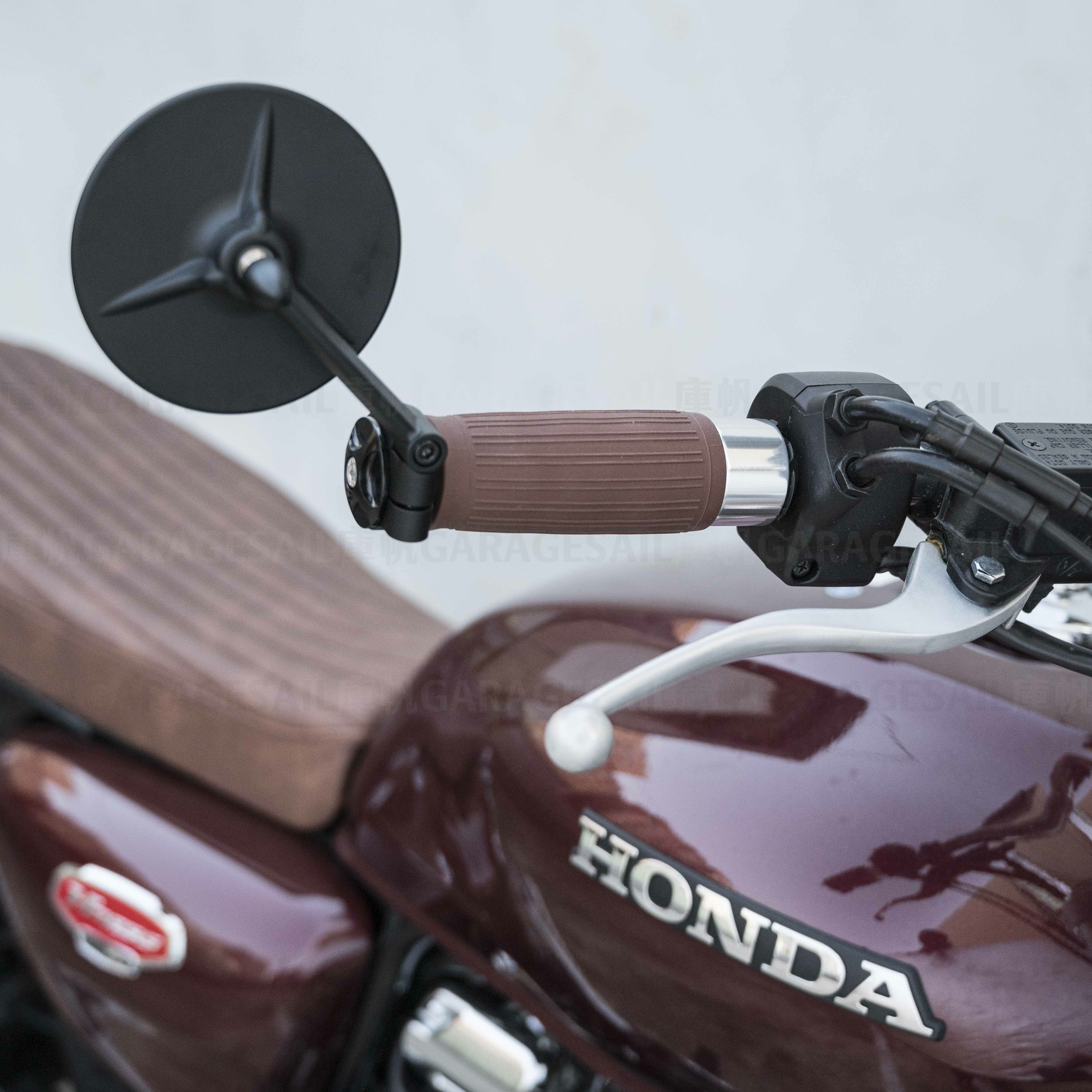 橡膠 握把套 金屬環 油壺 - 咖啡