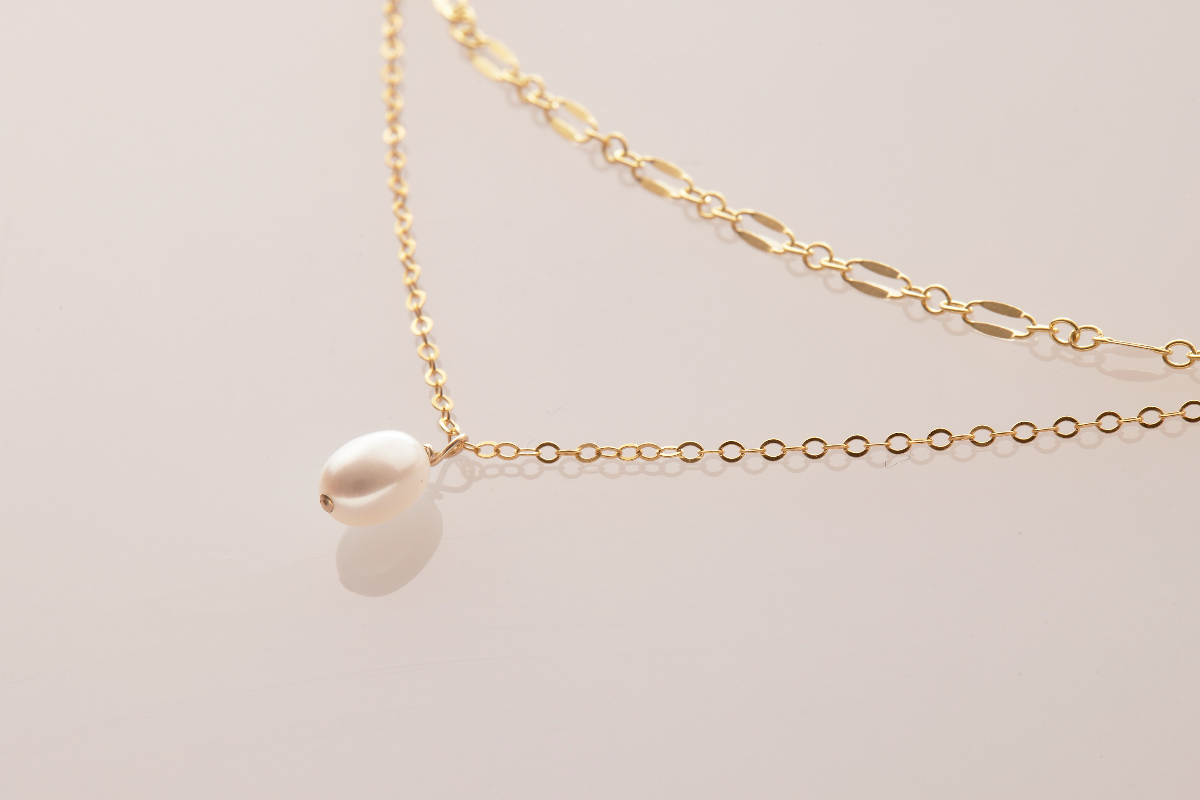 N855  | 14kgf 淡水珍珠項鍊