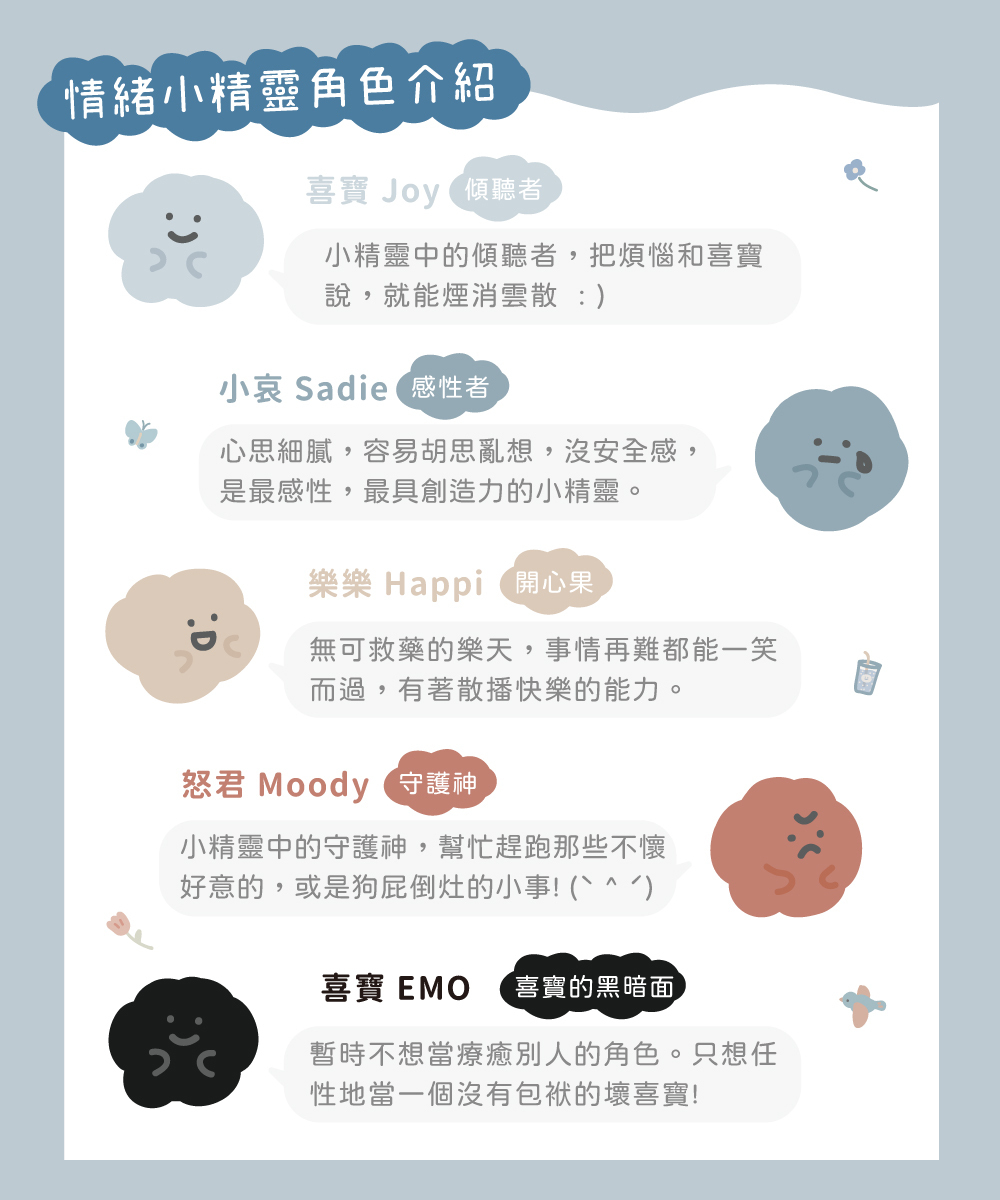 【大振豐洋傘x方坊】聯名款 小小情緒 防曬抗UV 迷你 五折 口袋傘 陽傘